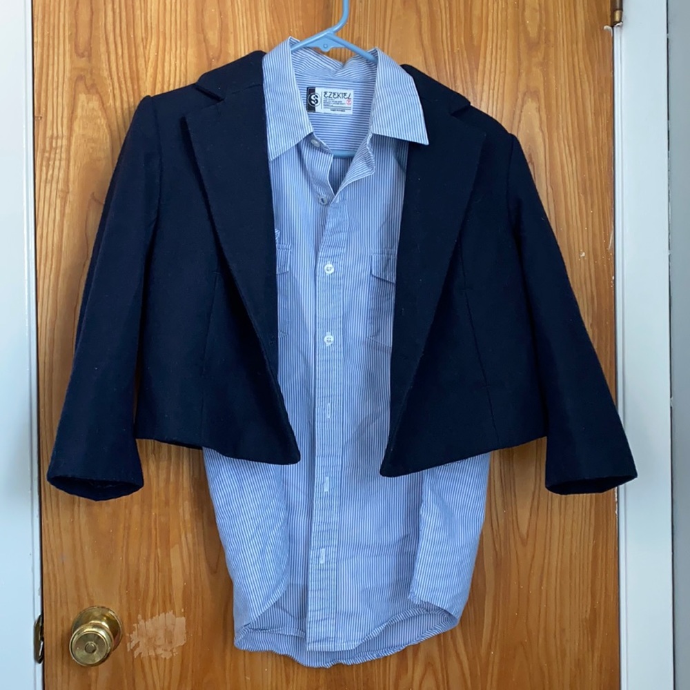 Business shirt and blazer